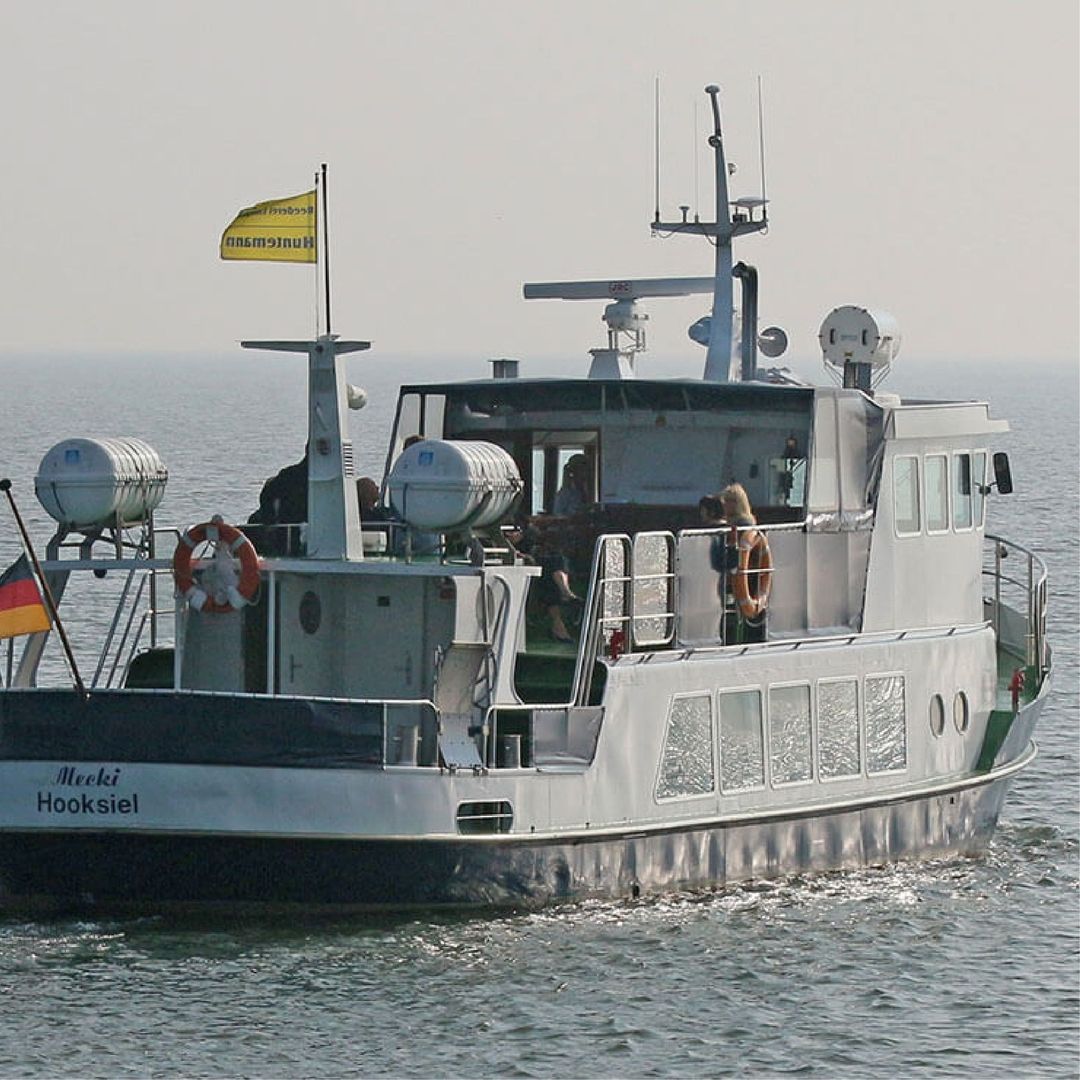 Unser Boot bei der Fahrt